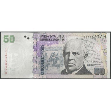 Argentina, 50 Pesos ND2003-13 Serie H P356