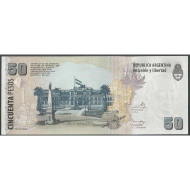 Argentina, 50 Pesos ND2003-13 Serie H P356