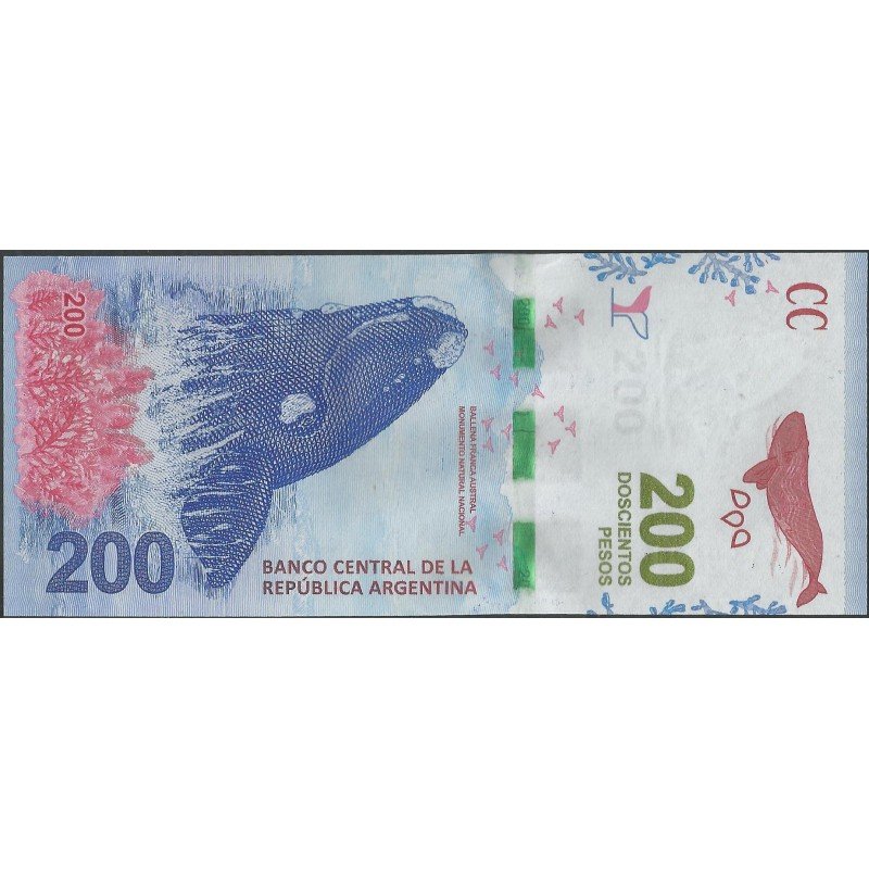 Argentina, 200 Pesos ND2016 Serie CC P364a