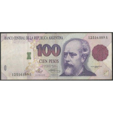 Argentina, 100 Pesos ND1999-2002 Serie A P351