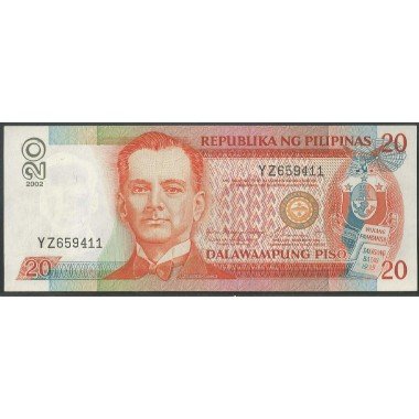 Filipinas, 20 Piso 2002 P182i