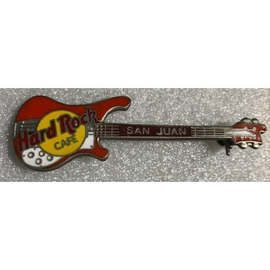 Hard Rock Cafe, San Juan Puerto Rico Guitarra roja HRC003