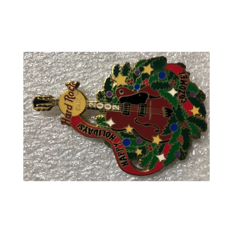 Hard Rock Cafe, Cozumel Guitarra Happy Holidays 2002 HRC020