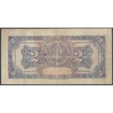 Billete de 2 Pesos 20 Jul 1944 BGW087