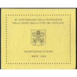 Vaticano Set monedas Euro 2009