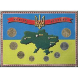 Ucrania Set monedas 2001-2010
