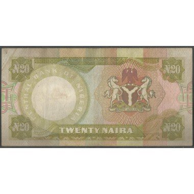 Nigeria,  20 Naira ND1977-84 Firma 5 P18d
