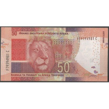Sur Africa, 50 Rand ND2013-16 P140b