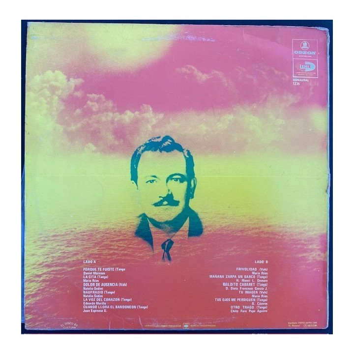 Pepe Aguirre Volumen 2 - Colombia 1973 reverso