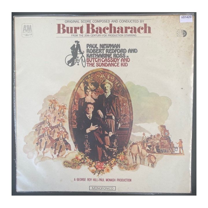 Burt Bacharach Butch Cassidy and the Sundance Kid - Colombia 1985