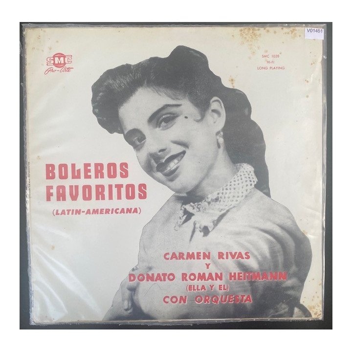Carmen Rivas y Donato Roman Heitmann Boleros favoritos - Colombia