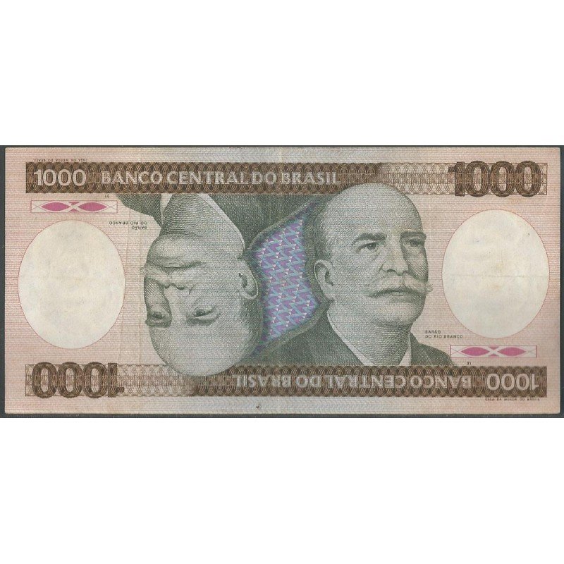 Brasil, 1.000 Cruzeiros ND1981 A P201a