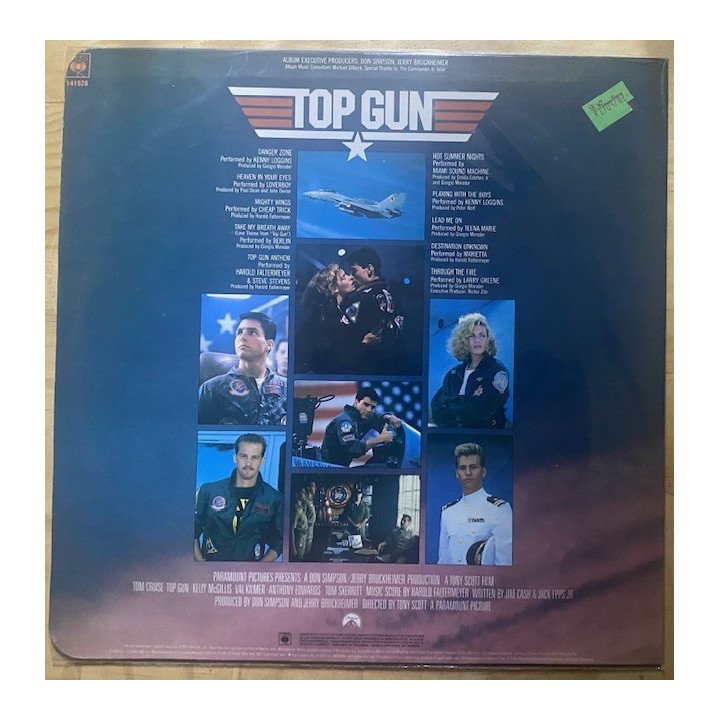 Top Gun Banda sonora - Colombia 1986 reverso
