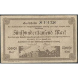 Alemania - Chemnitz 500.000 Mark 24 Ago 1923