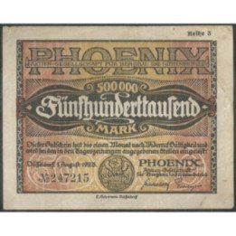 Alemania - Phoenix 500.000 Mark 1 Ago 1923