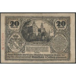Alemania - Glauchau 20 Mark 15 Nov 1918