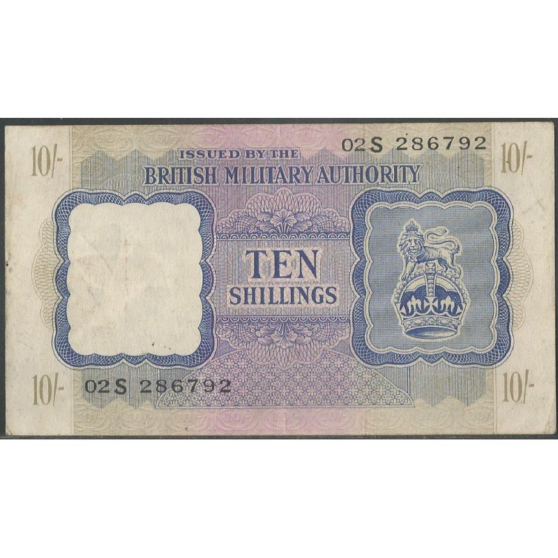 Inglaterra, 10 Shillings ND1943 PM5