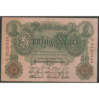 Alemania, 50 Mark 21 Abr 1910 P41
