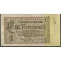 Alemania Weimar, 1 Rentenmark 30 Ene 1937 P173b