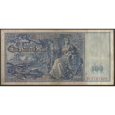 Alemania, 100 Mark 10 Sep 1909 P37