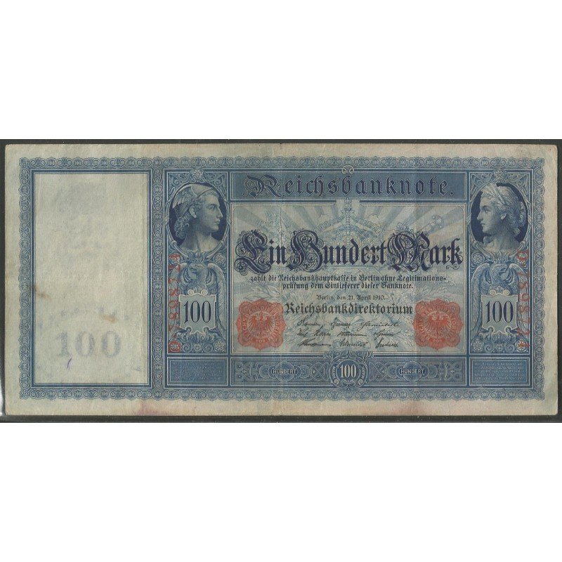 Alemania, 100 Mark 21 Abr 1910 P42