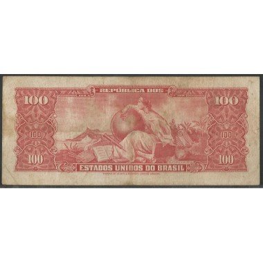 Brasil, 100 Cruzeiros ND1963 P180