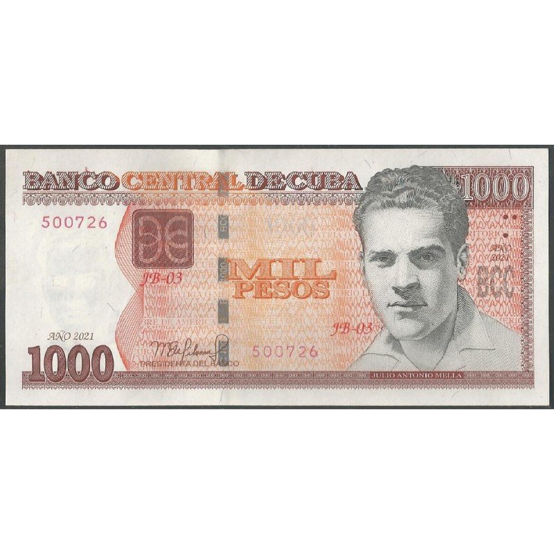 Cuba, 1.000 Pesos 2022 P132c