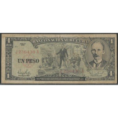 Cuba, 1 Peso 1959 P90