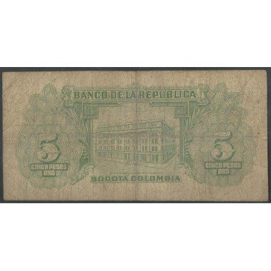 Billete de 5 Pesos 1 Ene 1953 M36621758 BGW124