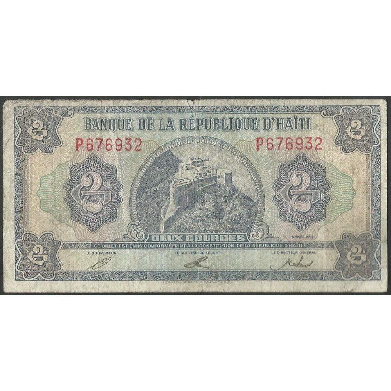 Haiti, 2 Gourdes 1992 P260a