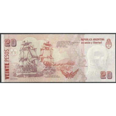 Argentina, 20 Pesos ND2018 Serie F P355c