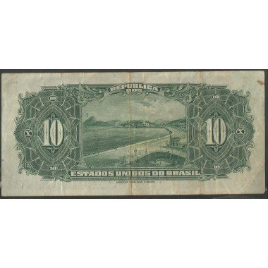 Brasil, 10 Cruzeiros ND1942 P126