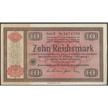 Alemania 3° Reich, 10 Reichsmark 1934 P208