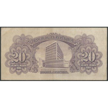 Billete de 20 Pesos 1 ene 1953 BGW218