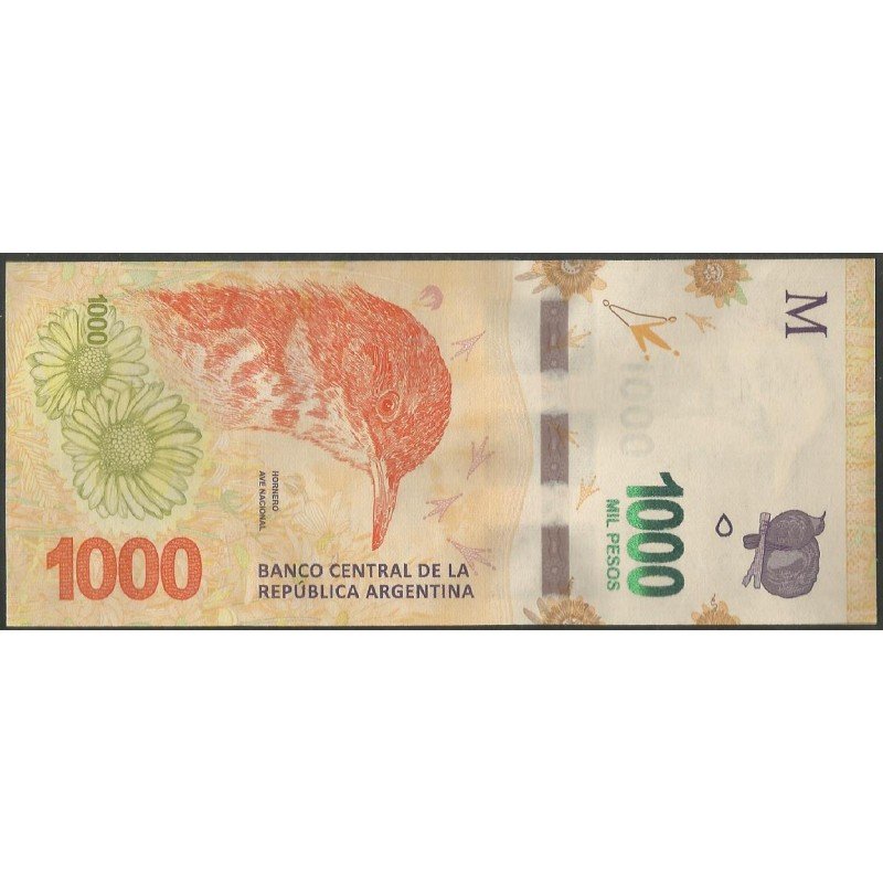 Argentina, 1.000 Pesos ND2017 Serie M P366