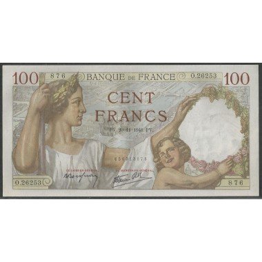 Francia, 100 Francs 20 Nov 1941 P94