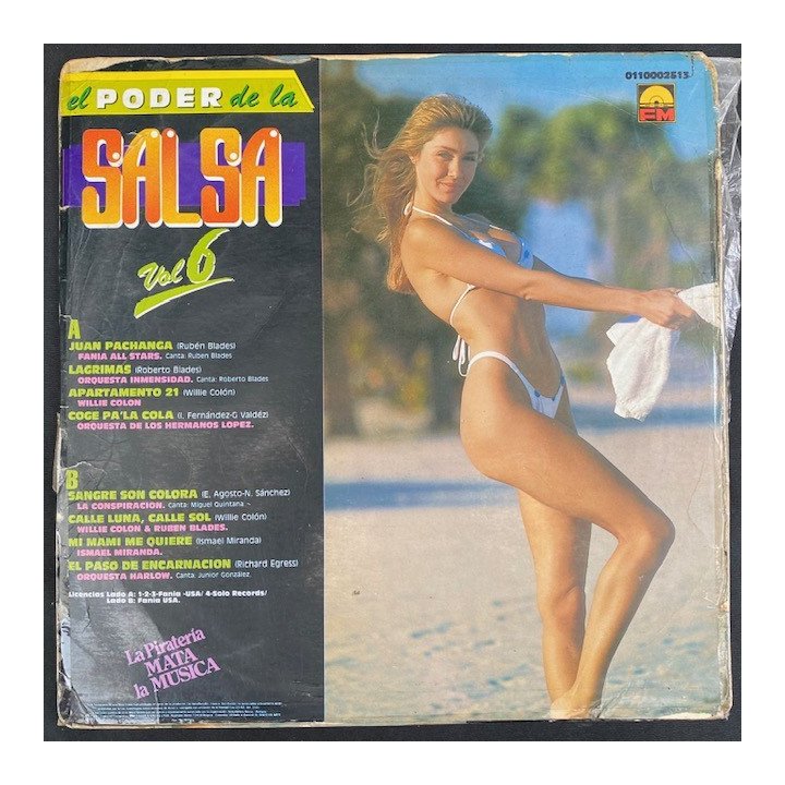 El poder de la salsa Vol 6 - Colombia reverso