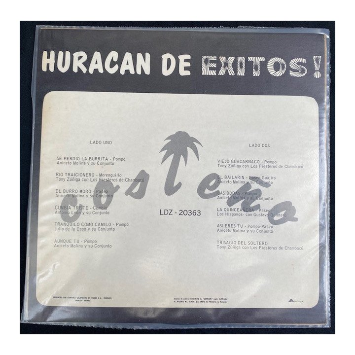 Huracan de exitos - Colombia reverso