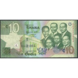 Ghana 10 Cedis 1 Jul 2011 P39c