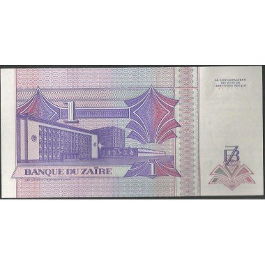 Zaire, 1 Nuevo Zaire 24 Jun 1993 P52a
