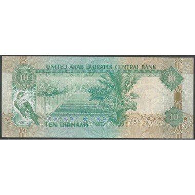 Emiratos Arabes Unidos, 10 Dirhams 2001 P20b