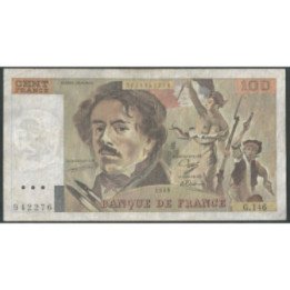 Francia 100 Francs 1989 P154d