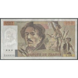 Francia 100 Francs 1991 P154e