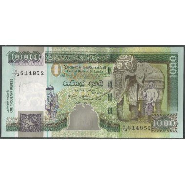 Sri Lanka, 1.000 Rupias 1 Jul 2004 P120c