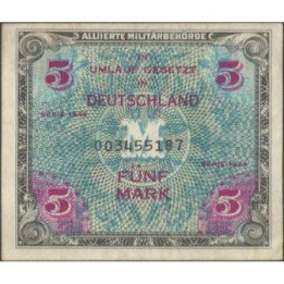 Alemania 5 Mark 1944 P193b