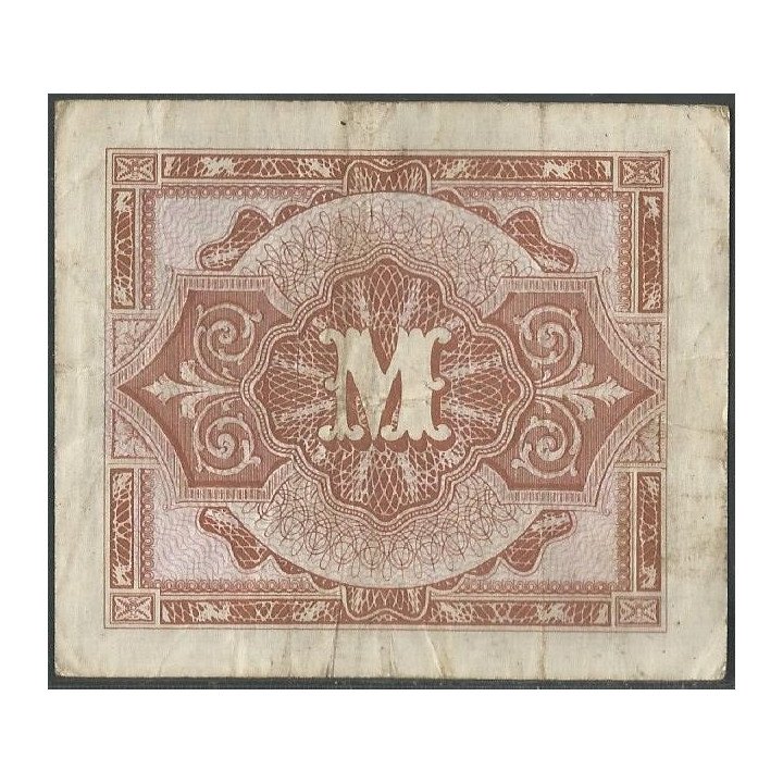Alemania 5 Mark 1944 P193b reverso