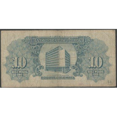 Billete de 10 Pesos 1 ene 1953 BGW173
