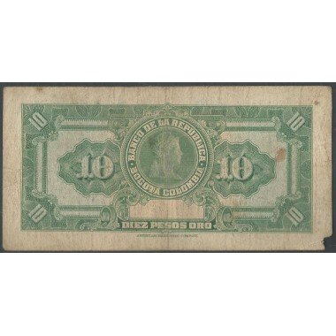 Billete de 10 Pesos 2 Ene 1963 8 Dig. BGW178