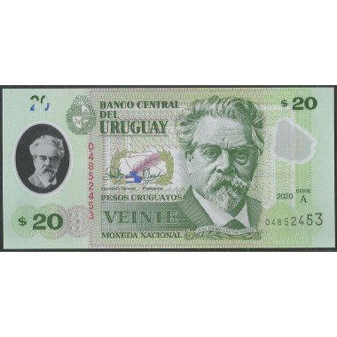 Uruguay, 20 Pesos 2020 A P101a