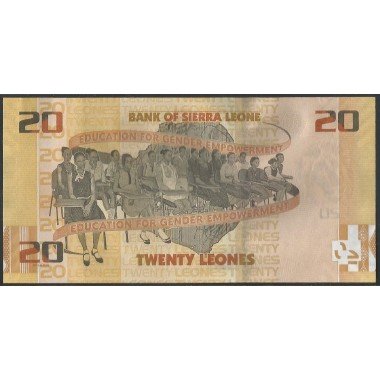 Sierra Leona, 20 Leones 27 Abr 2022 P38